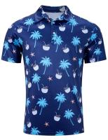 Polo de manga corta para hombre con estampado 3D de Hawaii, camiseta holgada de gran tamaño, top callejero genial, traje de verano - details 18