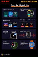 HK9 Ultra 2 Max Reloj intelente Amoled 2GB ROM ChatGPT Soporte de Música local Conectar auriculares - details 4