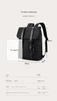 Mochilas de computadora minimalistas para hombres, todas de moda, mochilas de ocio de gran capacidad para estudiantes universitarios - details 4