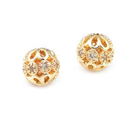 Cuentas de Espaciador de Barril de Brass Dorado de 18K Accesorios de Joyería DIY para Mujeres - details 35
