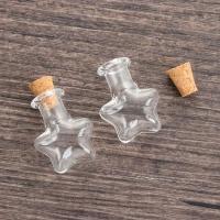 5 uds ing botella botellas de vidrio frascos de muestra vacíos hogar r accesorios de joyería DIY colgantes tapón de corcho Vial - details 3