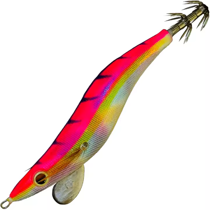 FUKUSHIMA 3,5 JIG DE CALAMAR EVOLUTION EGI Cebo de Madera para Camarones - 1