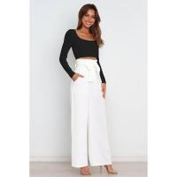 Pantalones de moda de otoño para mujer de cintura alta y estilo casual - details 4