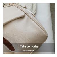 Bolso mujer 2025 nueva mochila de cuero suave para mujer, mochila pequeña de viaje literario de moda bolso de mujer - details 12