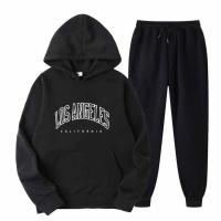 Conjunto de 2 piezas para hombre y mujer, sudadera con capucha, chándal y pantalones deportivos, pantalones deportivos con cuello redondo - details 6