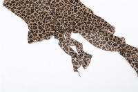Nuevo chaleco delgado con estampado de leopardo para mujer, chaleco delgado con diseño de borla irregular - details 13