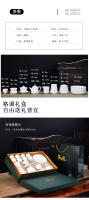 Yangzhi Jade para uso doméstico, lleno de cerámica, juego de cubierta para tazón de té Kung Fu, juego de regalo de porcelana blanca Dehua - details 16