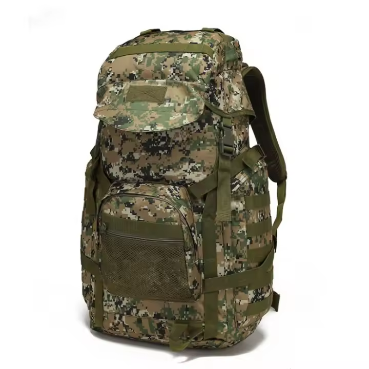 Mochila Trekking 50L Táctica Impermeable - Sistema Molle para Senderismo, Emergencia, Camping y Caza |   Material Antidesgarro, Diseño Ergonómico |   Mochila de Asalto Outdoor Premium - 1