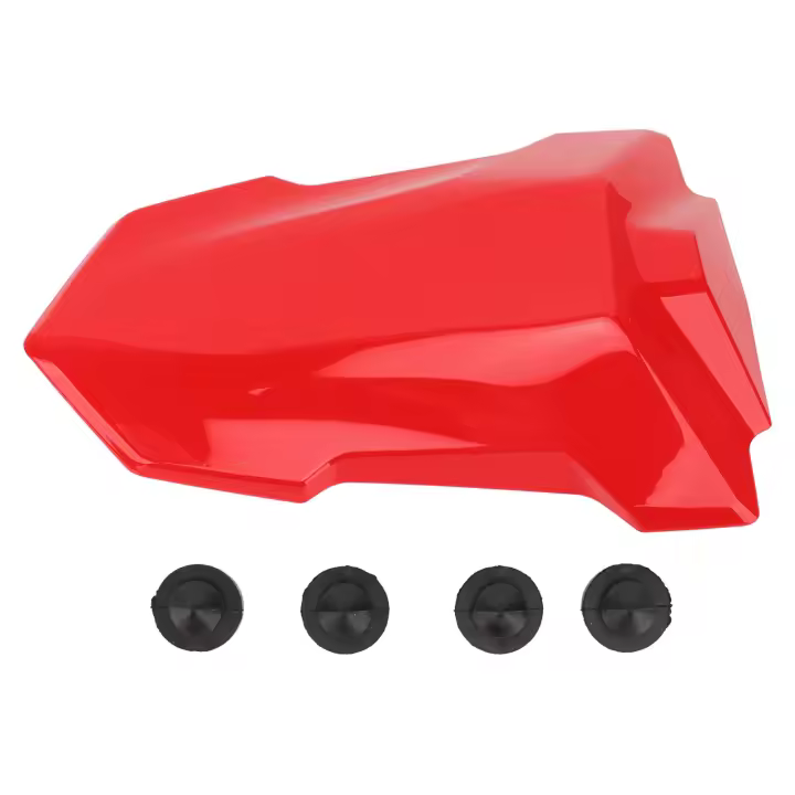 Cubierta de asiento trasero Capó trasero Cubierta de carenado de pasajero para S1000RR 2019-2020 Rojo - 1