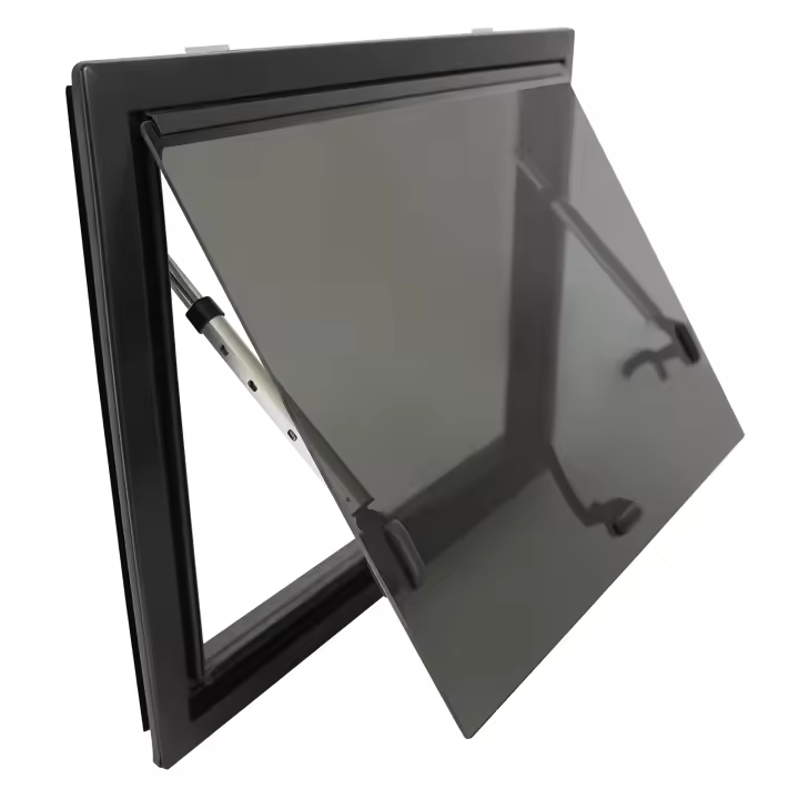 Ventana de Salida de autocaravana, ventana de salida con bisagras, ventana de salida externa para autocaravana, 25 "W X 19" - 1