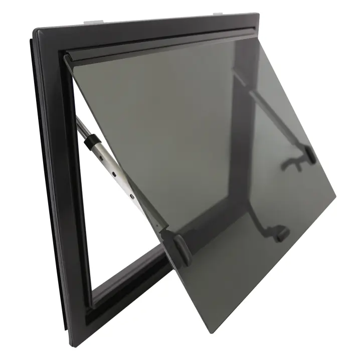Ventana de Salida de autocaravana, ventana de salida con bisagras, ventana de salida externa para autocaravana, 25 "W X 19" - 1