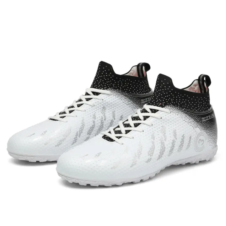 Zapatos de fútbol sala profesionales de césped artificial transpirable de caña alta para hombre y mujer - 1