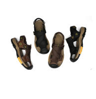 Casual Men Outdoor Sandals Summer Breathable Flat Sole Beach Shoes Comfort Soft Walking Hiking Sandals Athletic Male Shoes 2024 - details 3