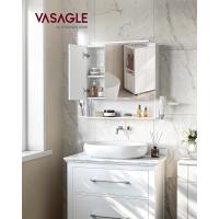 Armario de Baño con Luz LED 16,5 x 70 x 75 cm Toma Corriente Cesta Colgante Soporte para Secador - details 15
