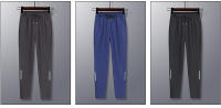 Pantalones de senderismo ligeros y transpirables para hombre, detalle de pesca y trote con bolsillos con cremallera de nailon para - details 1