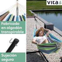 Hamaca de Acero Sólido Portátil Hamaca para 2 Personas con Mesa Auxiliar - details 83