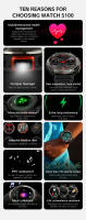 LIGE 2025 nuevo reloj inteligente Bluetooth llamada hombres pantalla completa táctil Monitor de salud reloj con linterna Smartwatch para IOS Android - details 1
