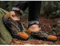 Zapatos antideslizantes resistentes al desgaste para exteriores para Hombre, Zapatos de senderismo, zapatillas de senderismo para correr, Zapatos rápidos para exteriores para Hombre, Invierno - details 15