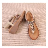 Sandalias Gladiador Mujer con Plataforma |   Zapatos Étnicos Abiertos de Verano 2024, Diseño Elegante para Vacaciones en Playa y Viajes Turísticos - details 41
