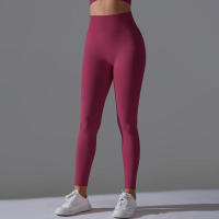 Pantalones de mujer, leggings, glúteos melocotón, pantalones de yoga desnudos de cintura alta - details 17
