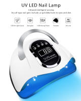 Secador de esmalte de Gel de secado rápido para manicura y pedicura, lámpara profesional para salón de uñas, 57 LED UV - details 0