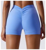 Pantalones Cortos Atleticos de Nylon Estilo Yoga para Levantar Glúteos - details 20
