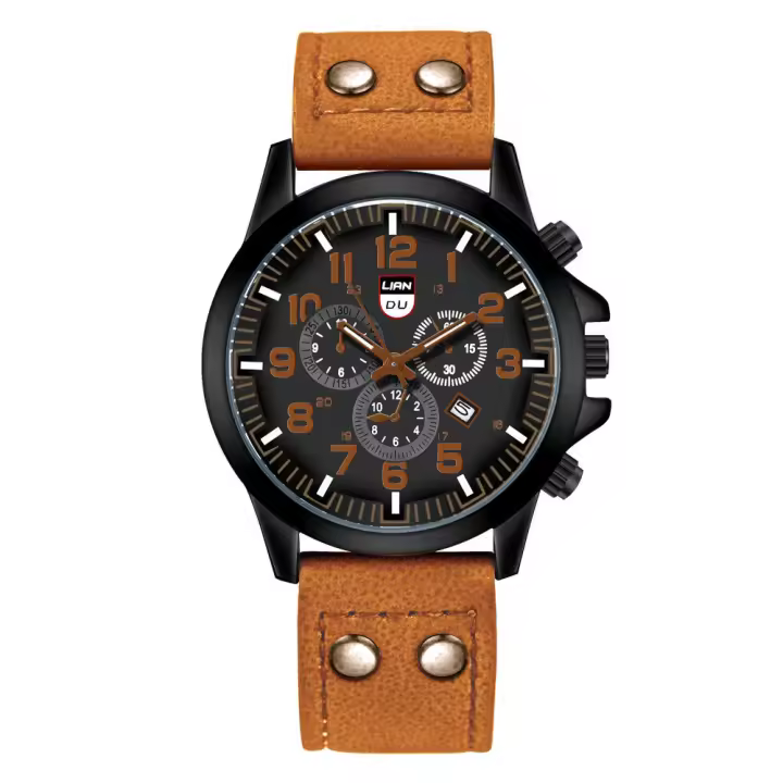 Reloj de pulsera de cuarzo militar del ejército para hombre Reloj masculino - 1