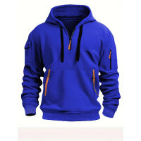 Sudadera con capucha para hombre, chaqueta deportiva informal con bolsillos, - details 8