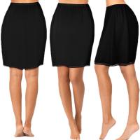 Vestido corto de encaje con flores para mujer, falda interior de seguridad antiestática, prevención de deslizamientos, vestido fino de media deslizamiento para niña - details 5