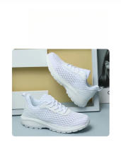Zapatillas de deporte de moda de las mujeres ahuecadas hacia afuera ultra ligeras grandes de malla transpirable zapatos casuales de los zapatos de las mujeres - details 1