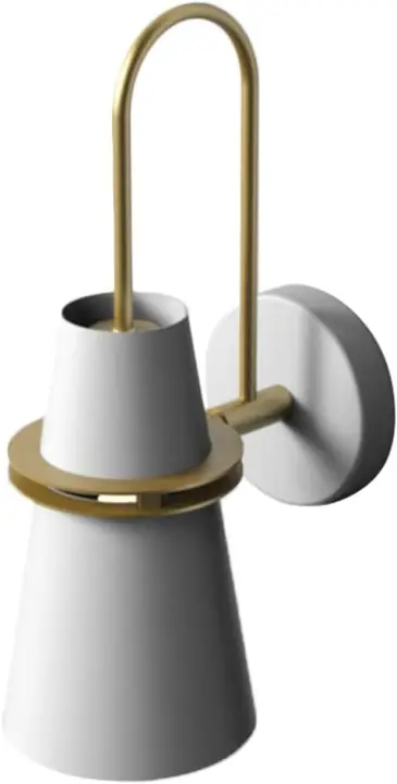Candelabros y luces de pared, lámpara de pared moderna nórdica E27 Macaron, accesorio de iluminación de madera para dormitorio - 1