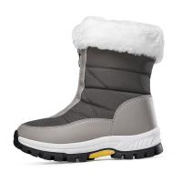 Botas de nieve para mujer, zapatos cálidos de invierno a la moda, botas martin cortas para exteriores - details 0