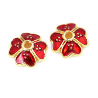 Tapetes de Flores de Brasso Dorado 18K 30PCS Accesorios de Joyería DIY de Alta Calidad - details 76