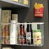 Estantes de refrigeración magnéticos para refrigerador, almacenamiento Simple y moderno, cestas refrigeradas montadas en la pared de salón, cocina - details 13