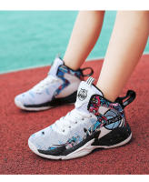 Zapatos de baloncesto antideslizantes para niños, zapatos deportivos transpirables, cómodos zapatos atléticos de entrenamiento de gimnasia, Zapatillas altas para niños - details 20