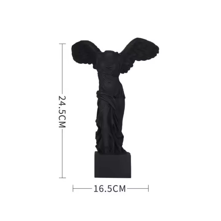 Escultura de Victoria en Alas Romanas 24.5cm de Altura Adorno de Escritorio de Diosa Victoria - 1