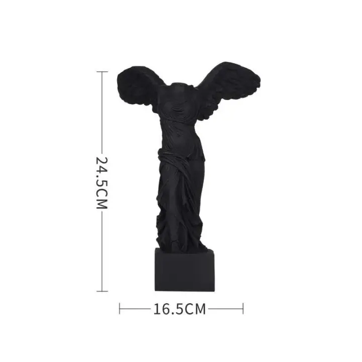 Escultura de Victoria en Alas Romanas 24.5cm de Altura Adorno de Escritorio de Diosa Victoria - 1