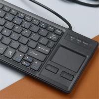 Teclado táctil ultrafino compacto con cable USB de 80 teclas, función HUB - details 3