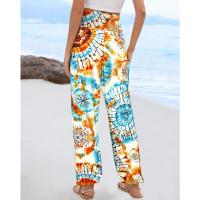 2025 Europa Y Los Estados Unidos Nuevo, Primavera Y Verano Señoras Suelta De Cintura Alta Impreso Pantalones Casuales Mujer - details 10