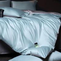 Juego de Ropa de Cama de Algodón de Alta Densidad Antibacteriano 5A Color Sólido, Sencillo y Lujoso - details 7