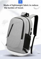 Mochila impermeable antirrobo para hombre, bolsa trasera ligera para libros, elegante, 15,6" - details 12