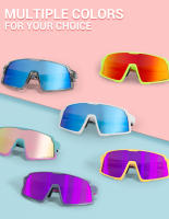 KAPVOE Gafas de Ciclismo Polarizadas Gafas de Sol Deportivas Ligeras para Hombres y Mujeres - details 5