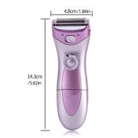 Maquinilla de afeitar eléctrica 3 en 1 para mujer, recortadora de Bikini, afeitadoras faciales, depilación para axilas, piernas, recortadora corporal para mujer - details 12