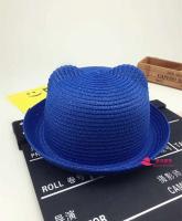 Gorra para niños, decoración de orejas para niños de verano, sombrero de Panamá ppy para niño sólido - details 24