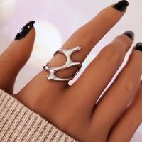 Anillos Abiertos en Forma de Gota de Agua Estilo Punk Geométrico Irregular - details 4