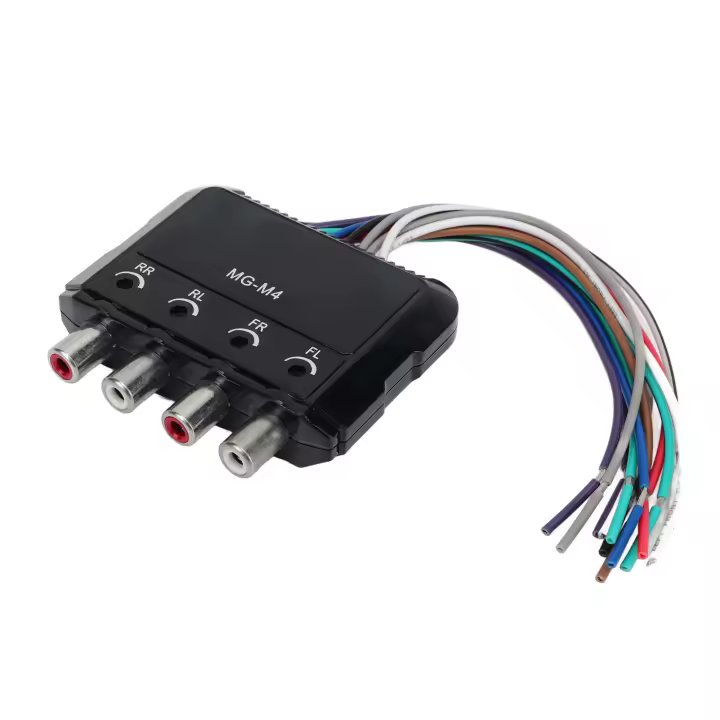 Convertidor de Audio de alta a baja, 4 canales, Anti interferencias, Reduce el ruido, RCA, línea, convertidor de frecuencia para amplificador - 1