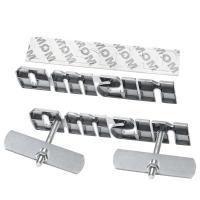 Insignia de rejilla delantera para coche Nismo, pegatina 3D para maletero de coche, accesorios para Nissan Almera Tiida Juke Teana Qashqai 350Z 370Z GTR, 1 ud. - details 5