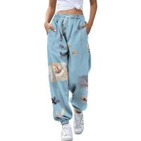 Pantalones estampados de moda para mujer, pantalones casuales para mujer - details 1