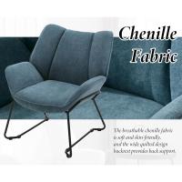 Sofá de Salón Moderno de Lino Estilo de Descanso con Brazo para Dormitorio - details 37
