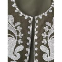 BUNO-2025 Chaleco corto con bordado Floral Vintage para mujer, chaqueta, chalecos de estilo nacional para mujer, chaleco informal elegante, Tops - details 12